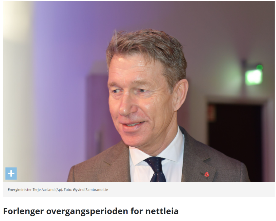 Terje Aasland Energiminister